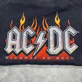 ACDC Preowned Large Cropped Band T-shirt