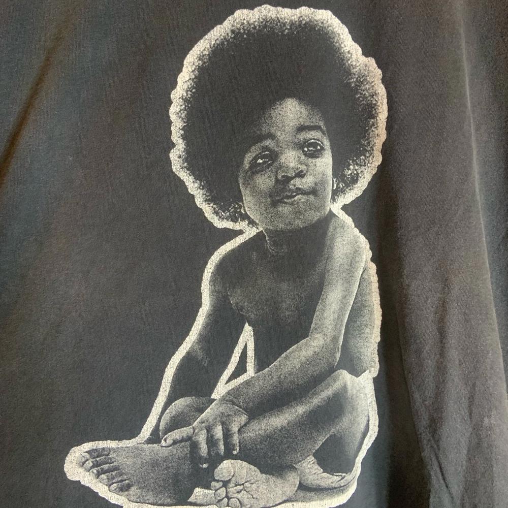 Biggie smalls 2XLarge black graphic preowned T-shirt