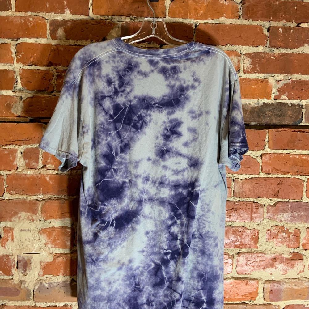 Aaliyah medium blue tiedye graphic preowned T-shirt