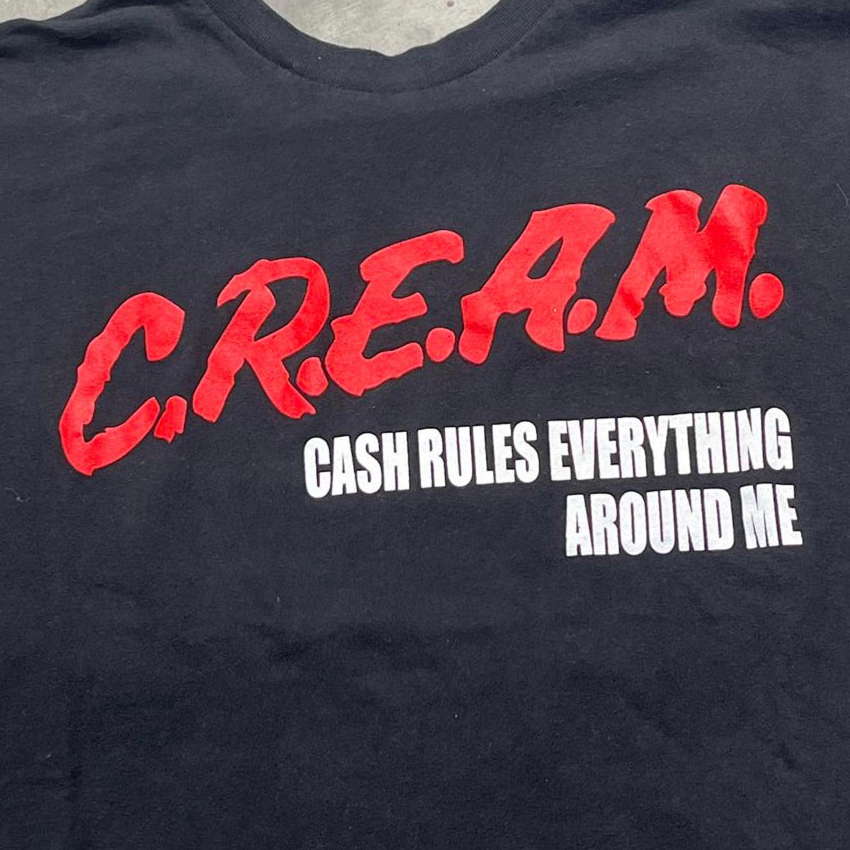 Cash Rules Everything Around Me Preowned XL T-shirt