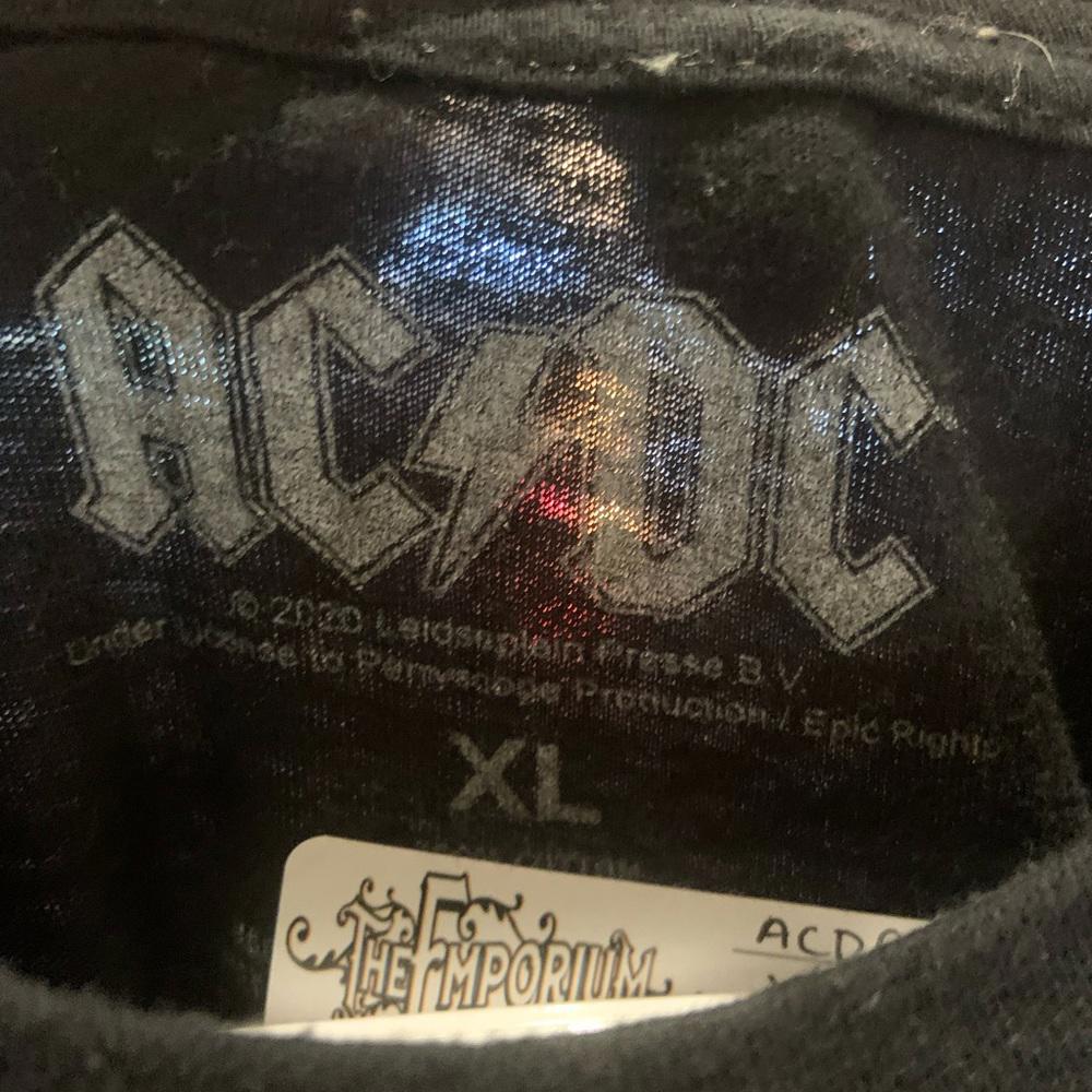 ACDC Xlarge black graphic vintage T-shirt