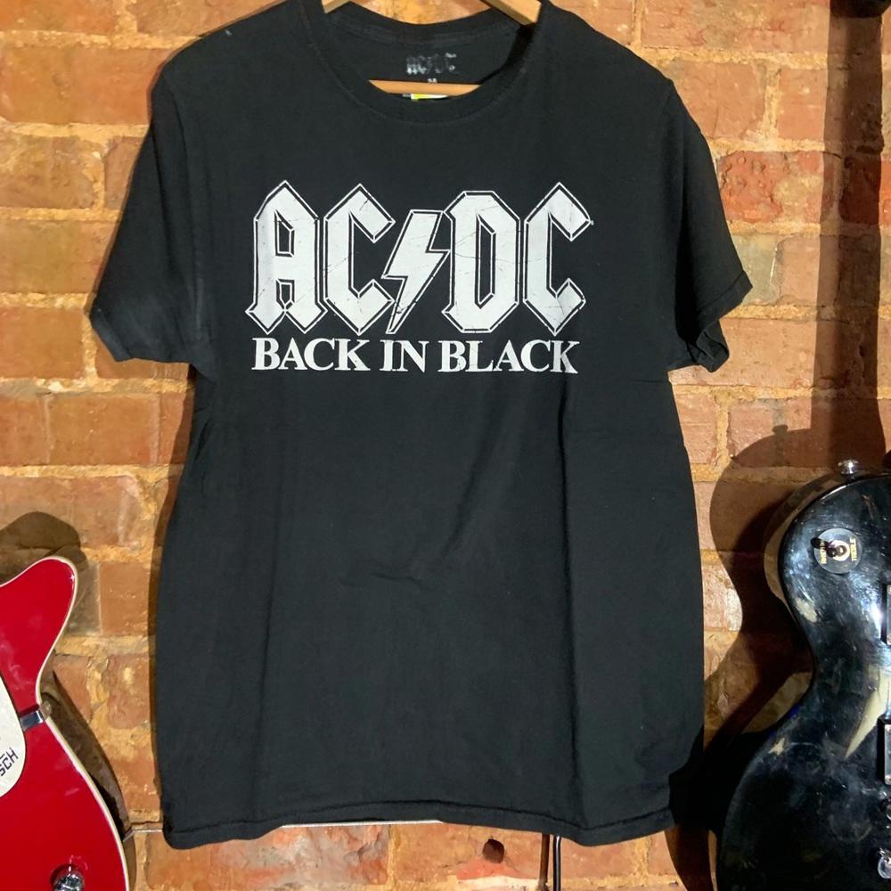 ACDC medium black graphic vintage T-shirt