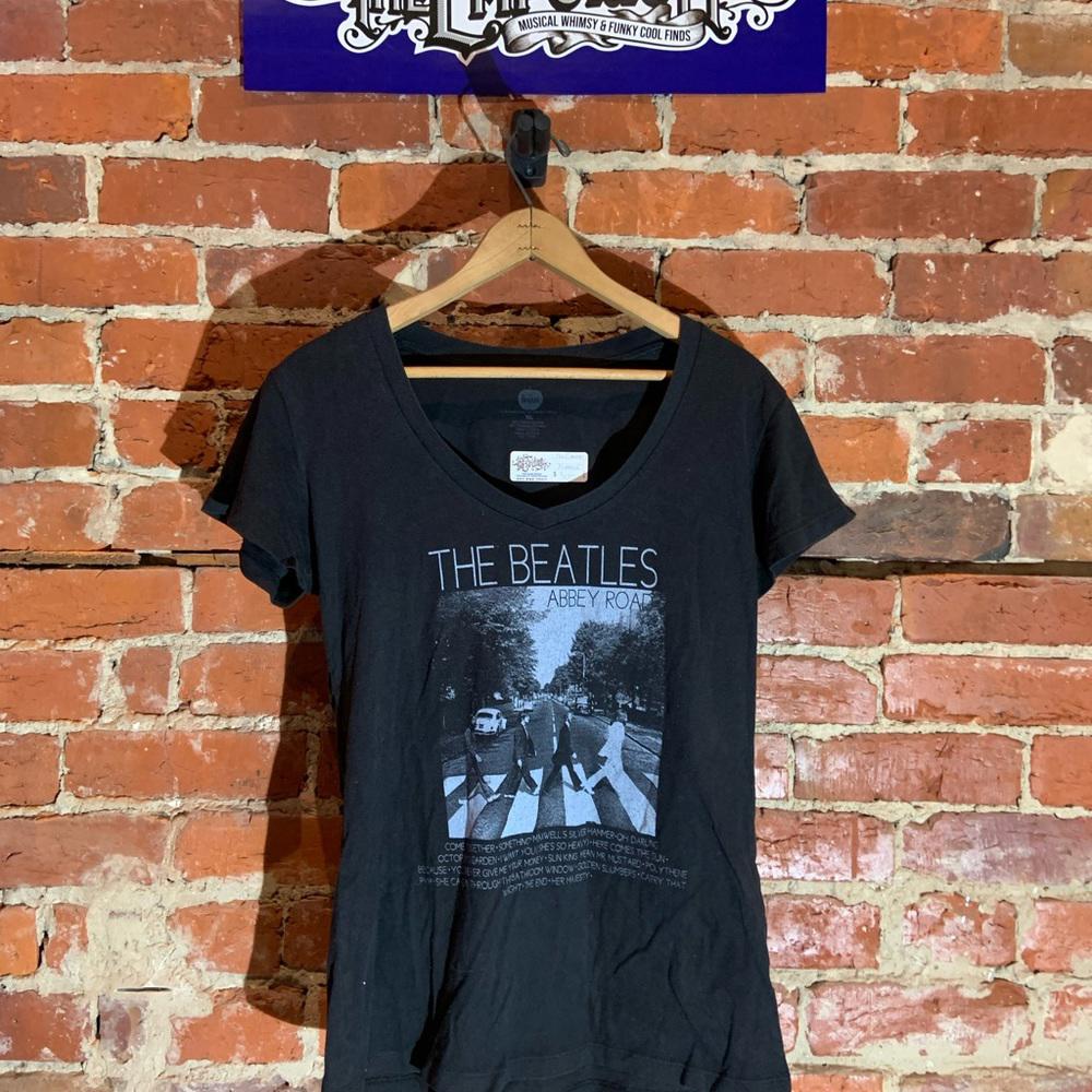 THe Beatles Xlarge women’s black graphic vintage T-shirt