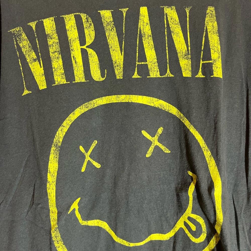 Nirvana xlarge grey graphic vintage preowned tshirt