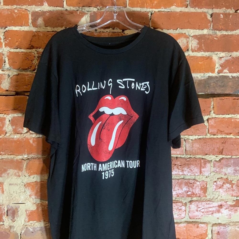 Rolling Stones 2XLarge black graphic preowned T-shirt