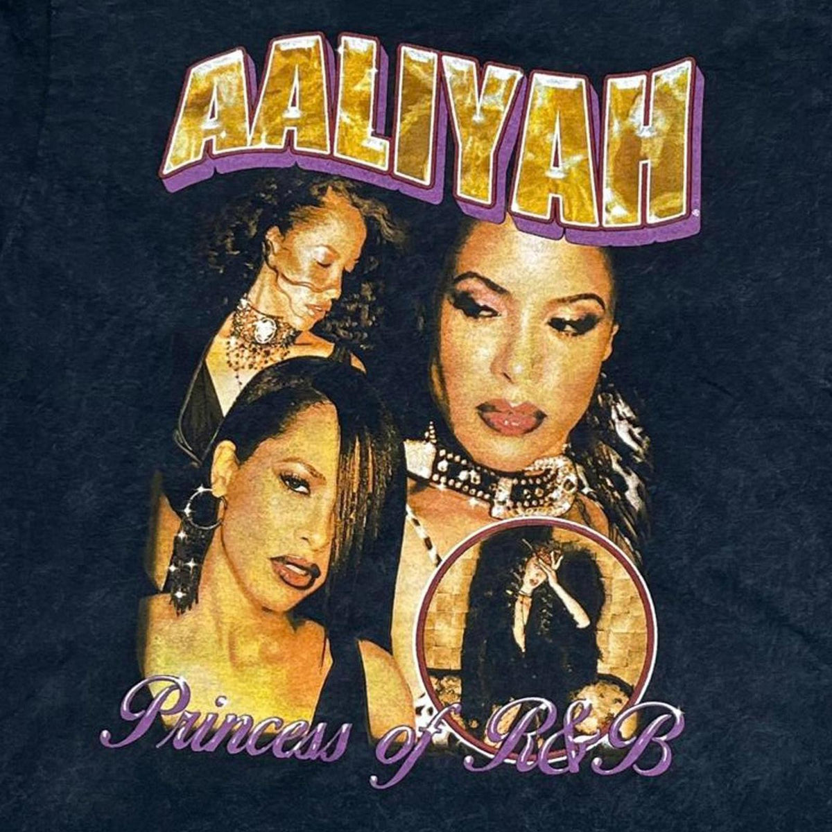 Aaliyah Preowned XL Tie Dye T-shirt