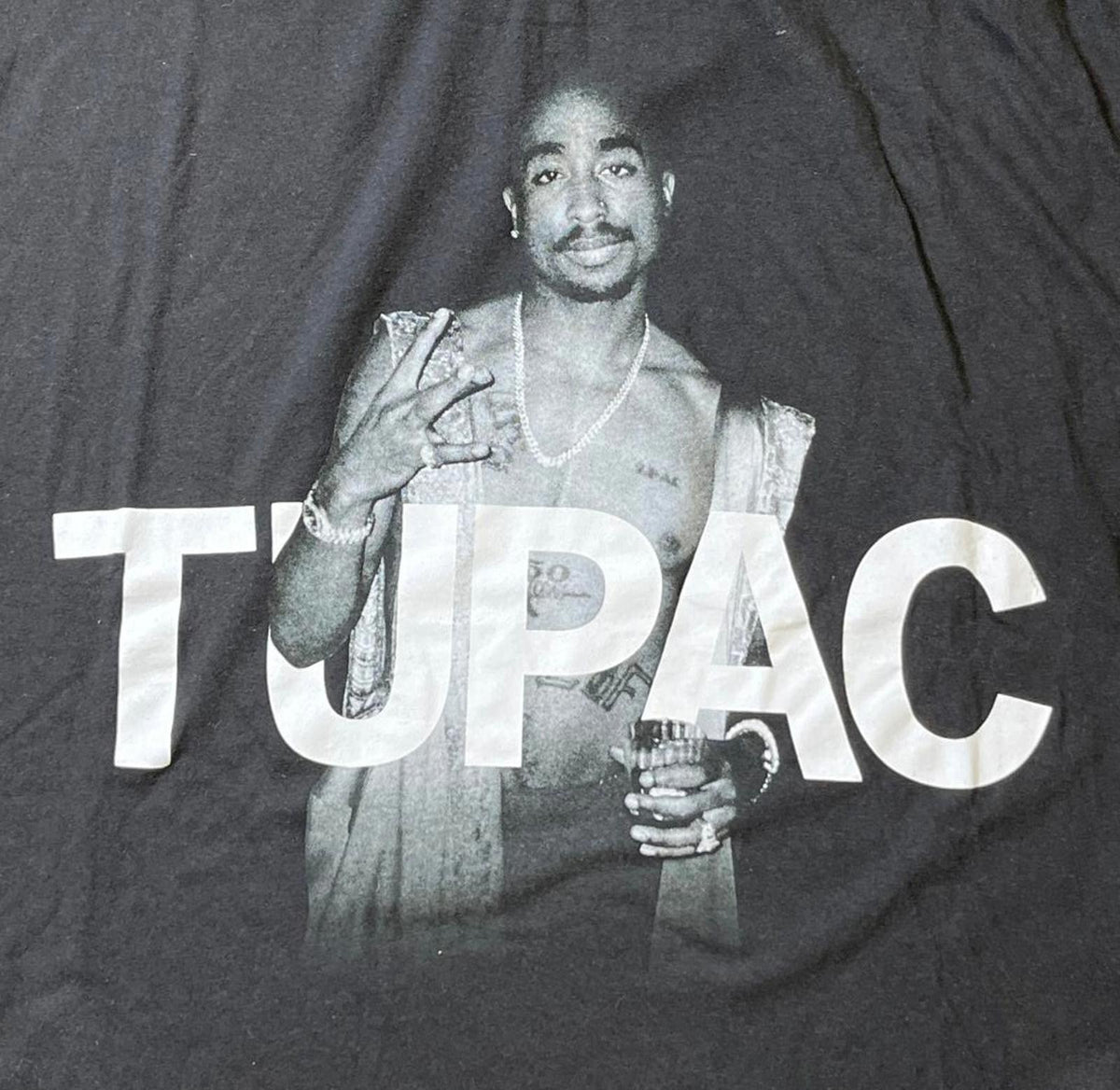 Tupac Preowned 2XL Band T-shirt
