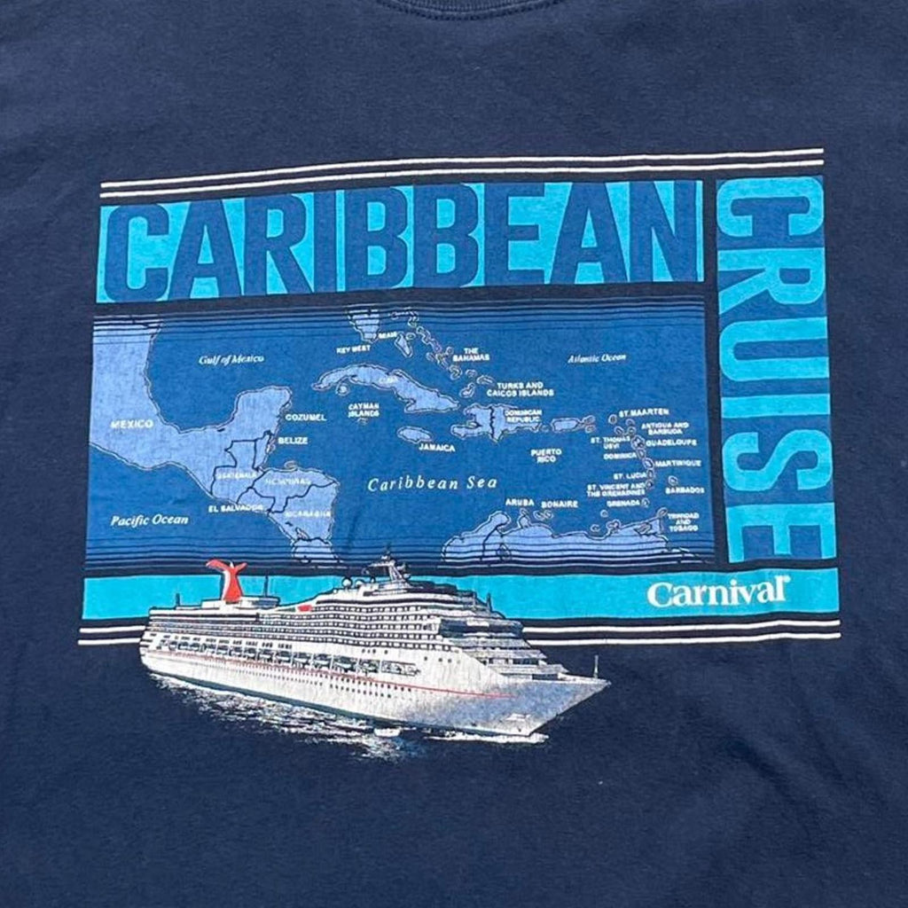 Carnival Caribbean Cruise Preowned Medium T-shirt