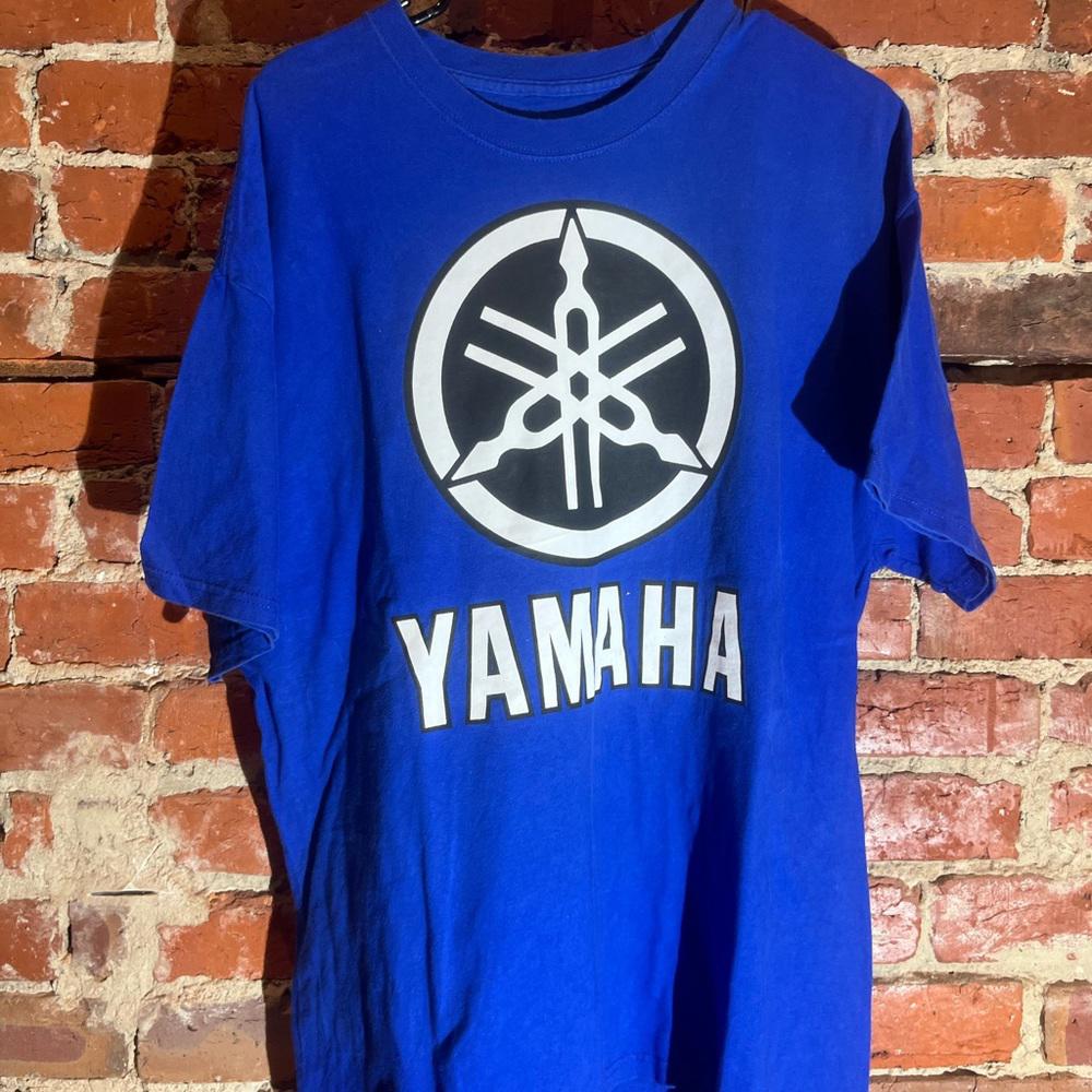 Yamaha xlarge blue graphic vintage preowned tshirt
