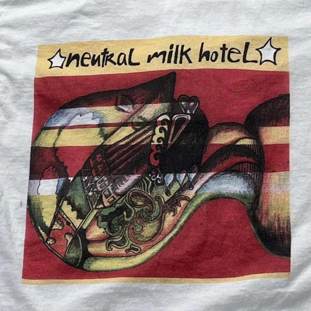 Neutral Milk Hotel Preowned Medium T-shirt