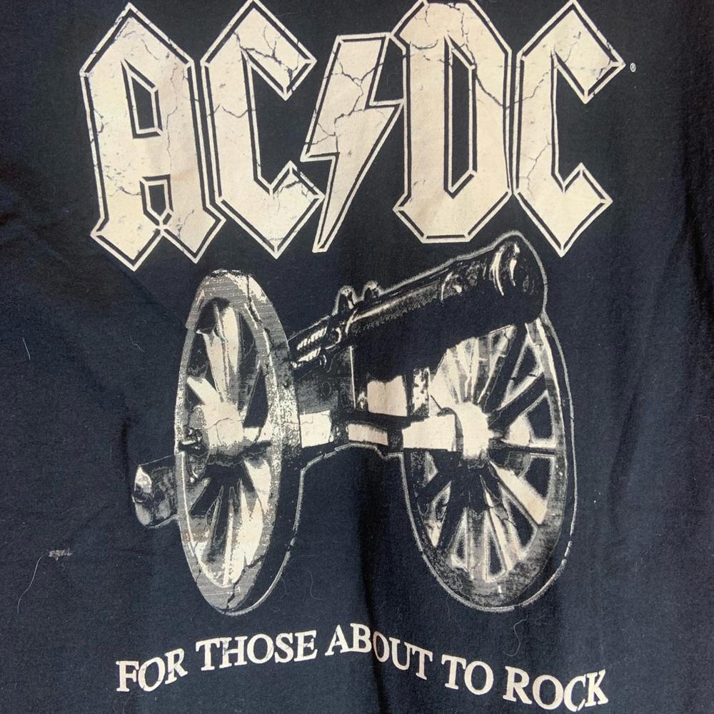ACDC large black graphic vintage T-shirt
