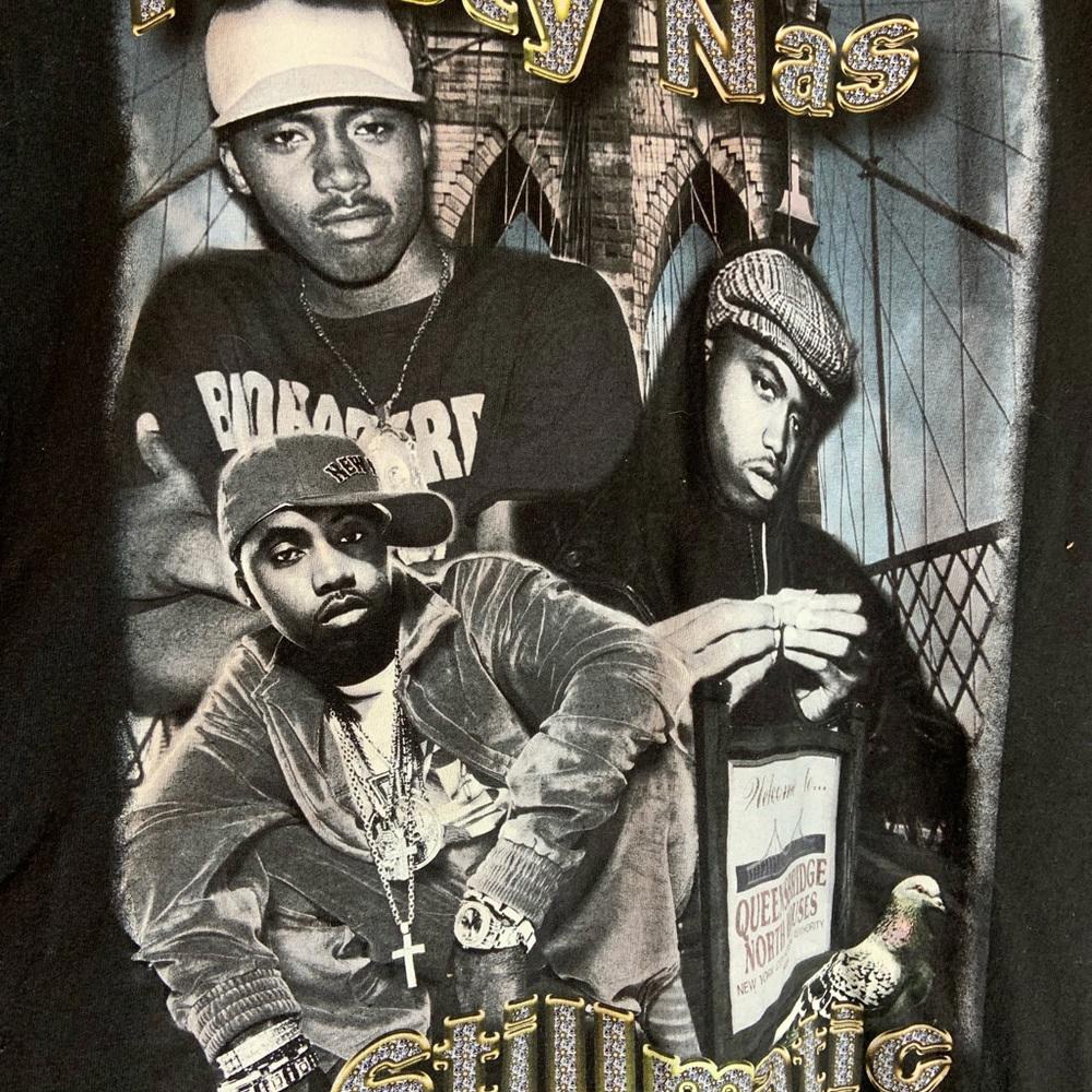 Nas 2XLarge black graphic vintage T-shirt