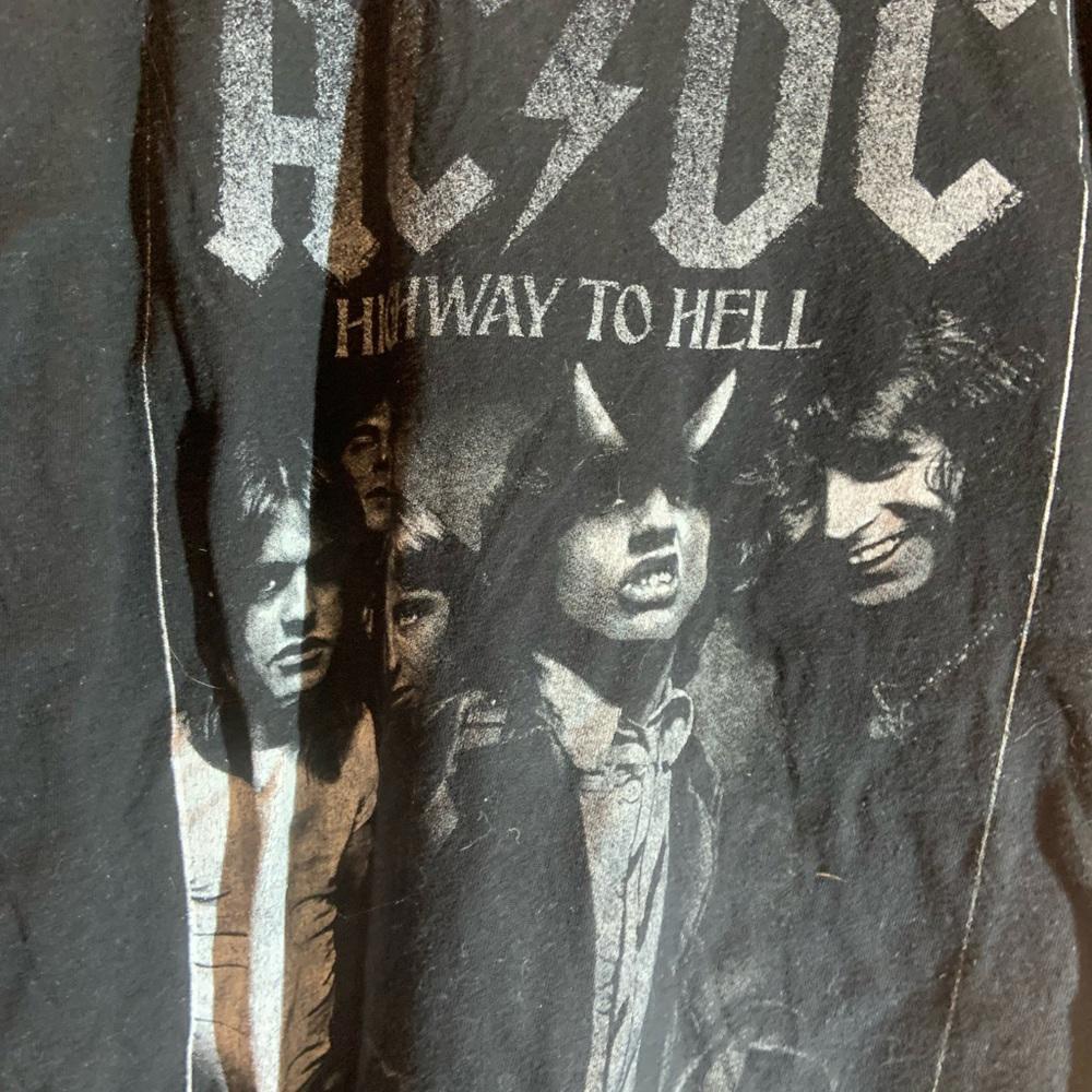 ACDC Xlarge black graphic vintage T-shirt