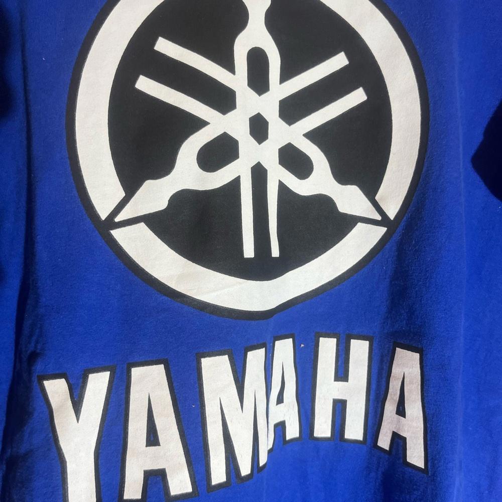 Yamaha xlarge blue graphic vintage preowned tshirt