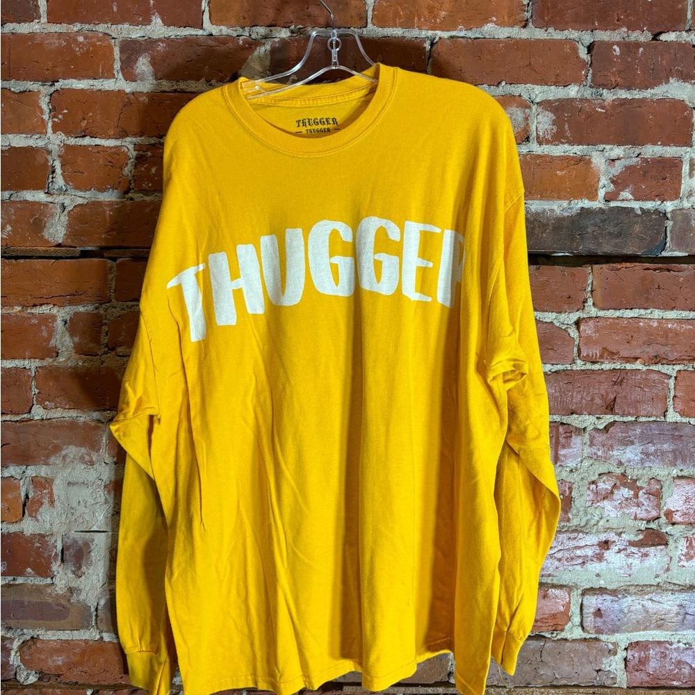 Young thug 2xlarge yellow long sleeve graphic vintage preowned tshirt