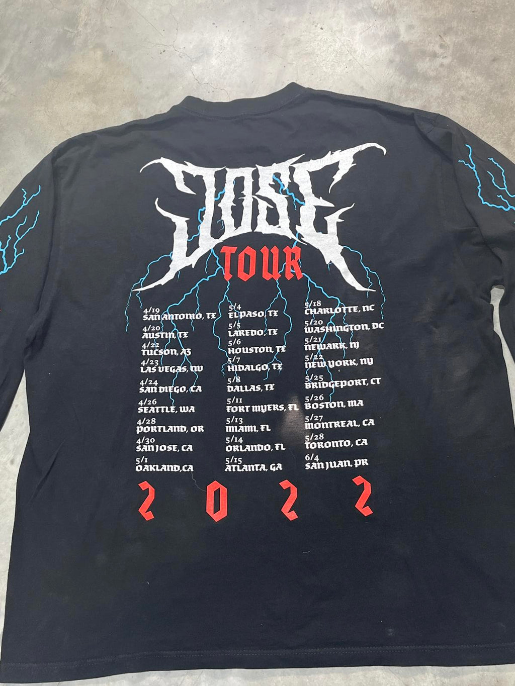 J. Balvin Preowned 2XL Longsleeve T-shirt