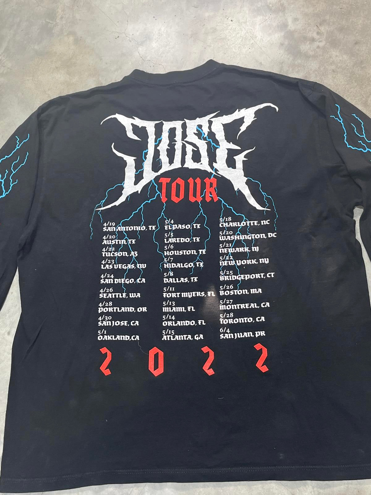 J. Balvin Preowned 2XL Longsleeve T-shirt