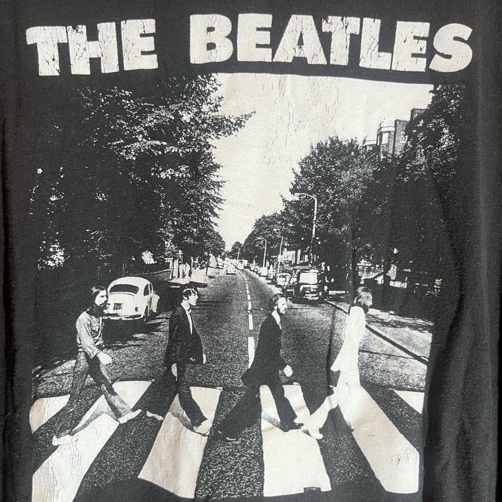 Beatles 2xlarge black graphic vintage preowned tshirt