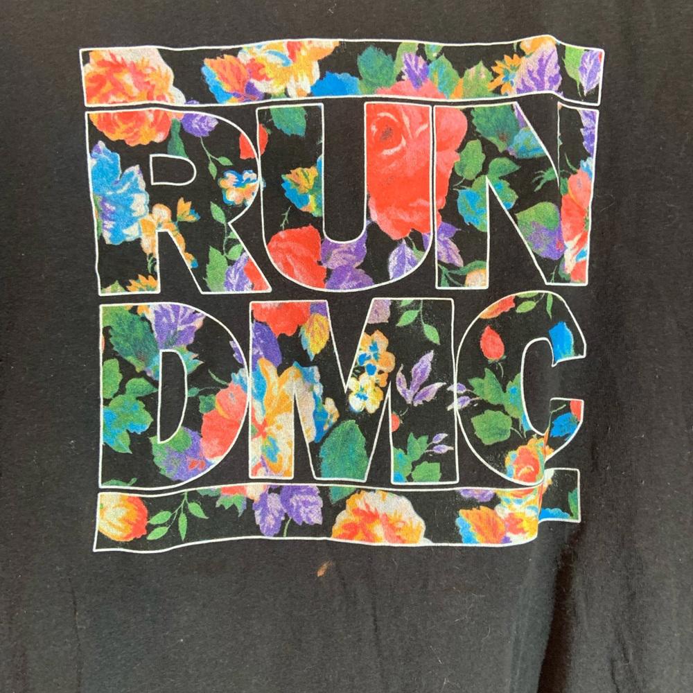 Run DMC Xlarge black graphic vintage T-shirt