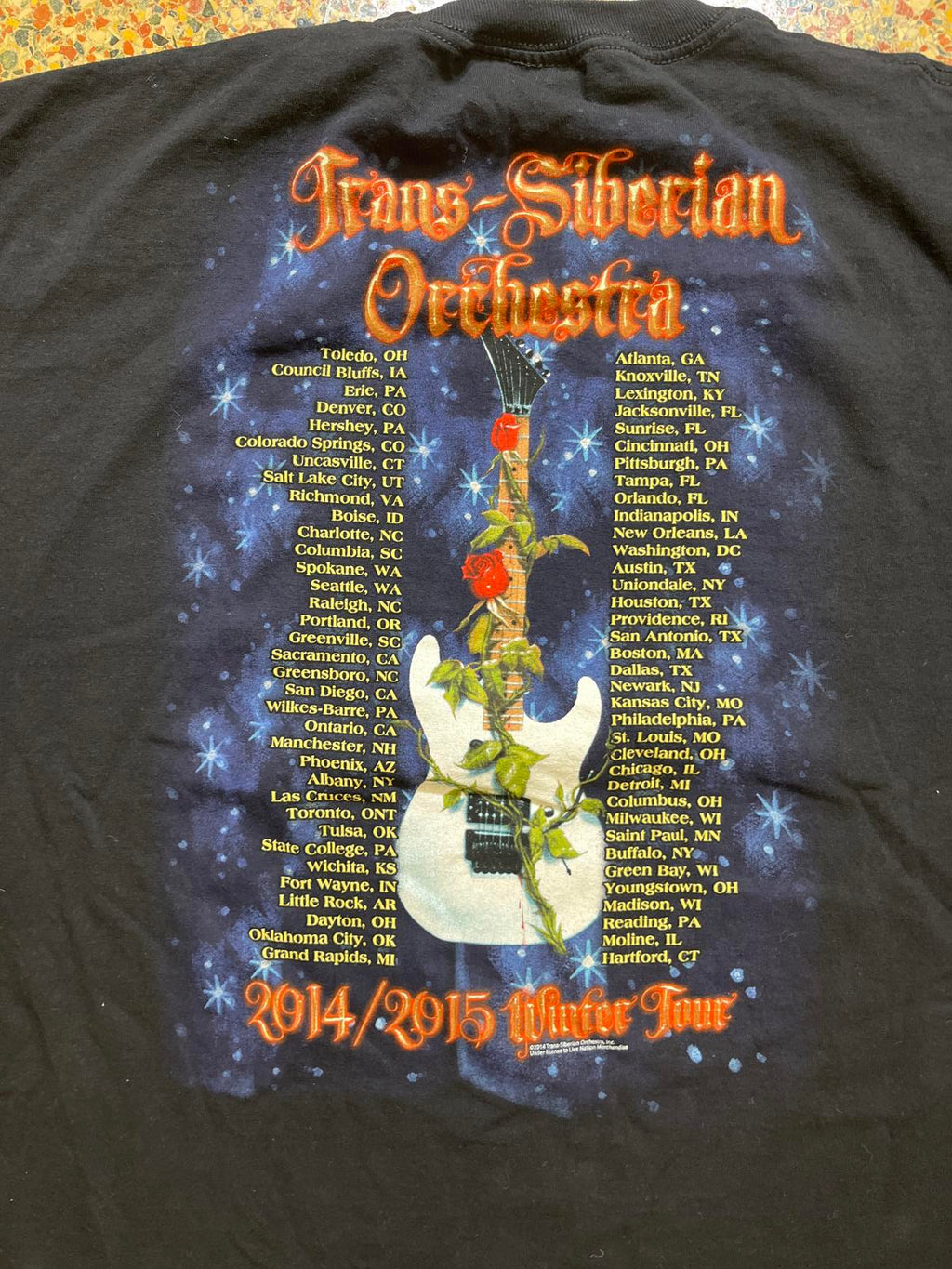 Trans-Siberian Orchestra Preowned 2XL Band T-shirt