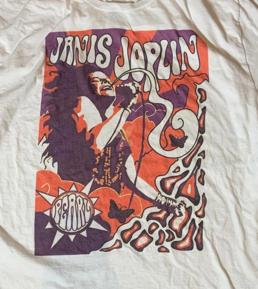 Janis Joplin XL Graphic Preowned T-shirt