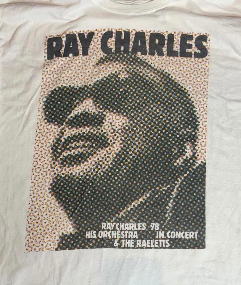Ray Charles PreOwned XL White Shirt