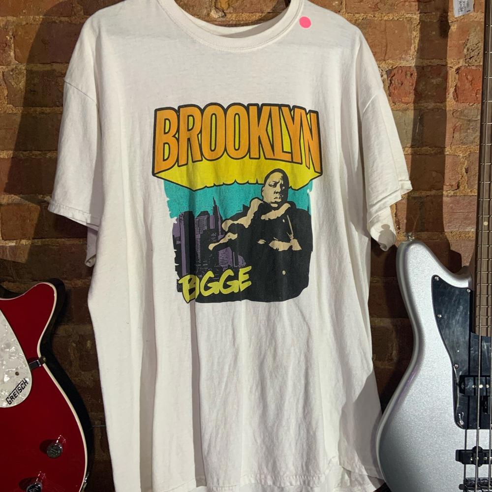 Biggie smalls white X-Large graphic vintage T-shirt