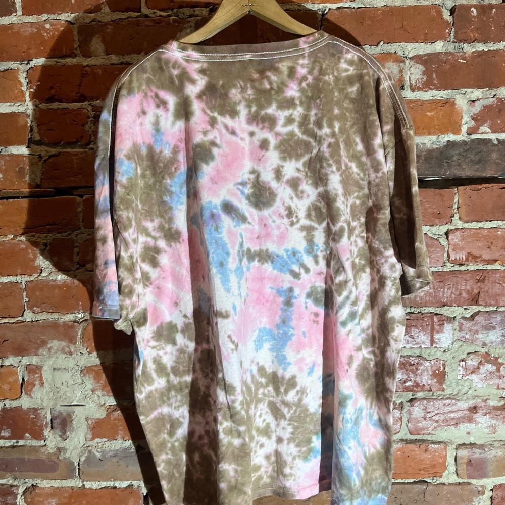 Acdc large tiedye multicolored graphic vintage preowned tshirt