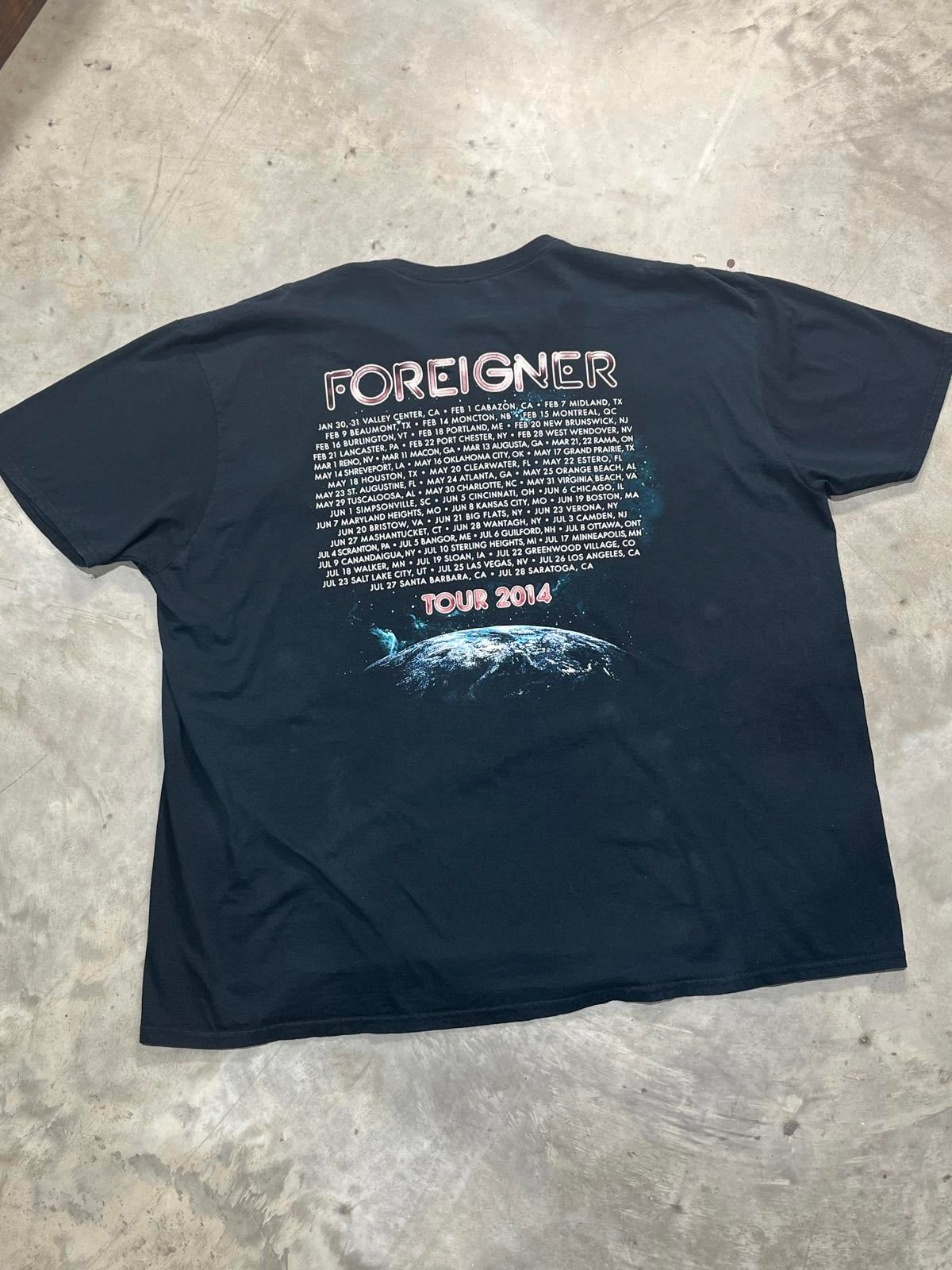 Foreigner Preowned 3XL Band T-shirt