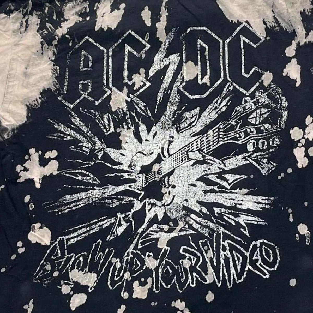 ACDC Preowned Small Tie Dye T-shirt
