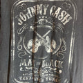 Johnny cash xlarge black graphic vintage T-shirt