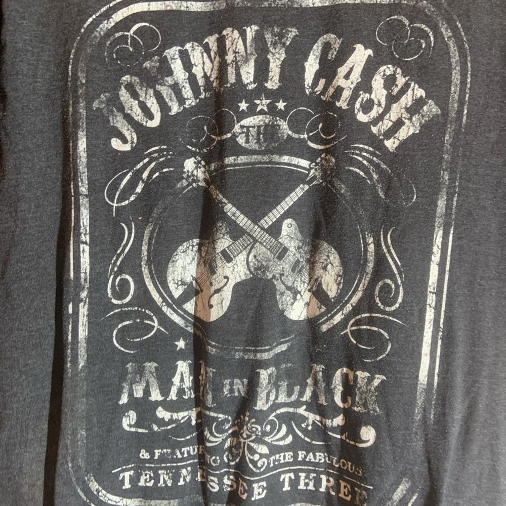 Johnny cash xlarge black graphic vintage T-shirt