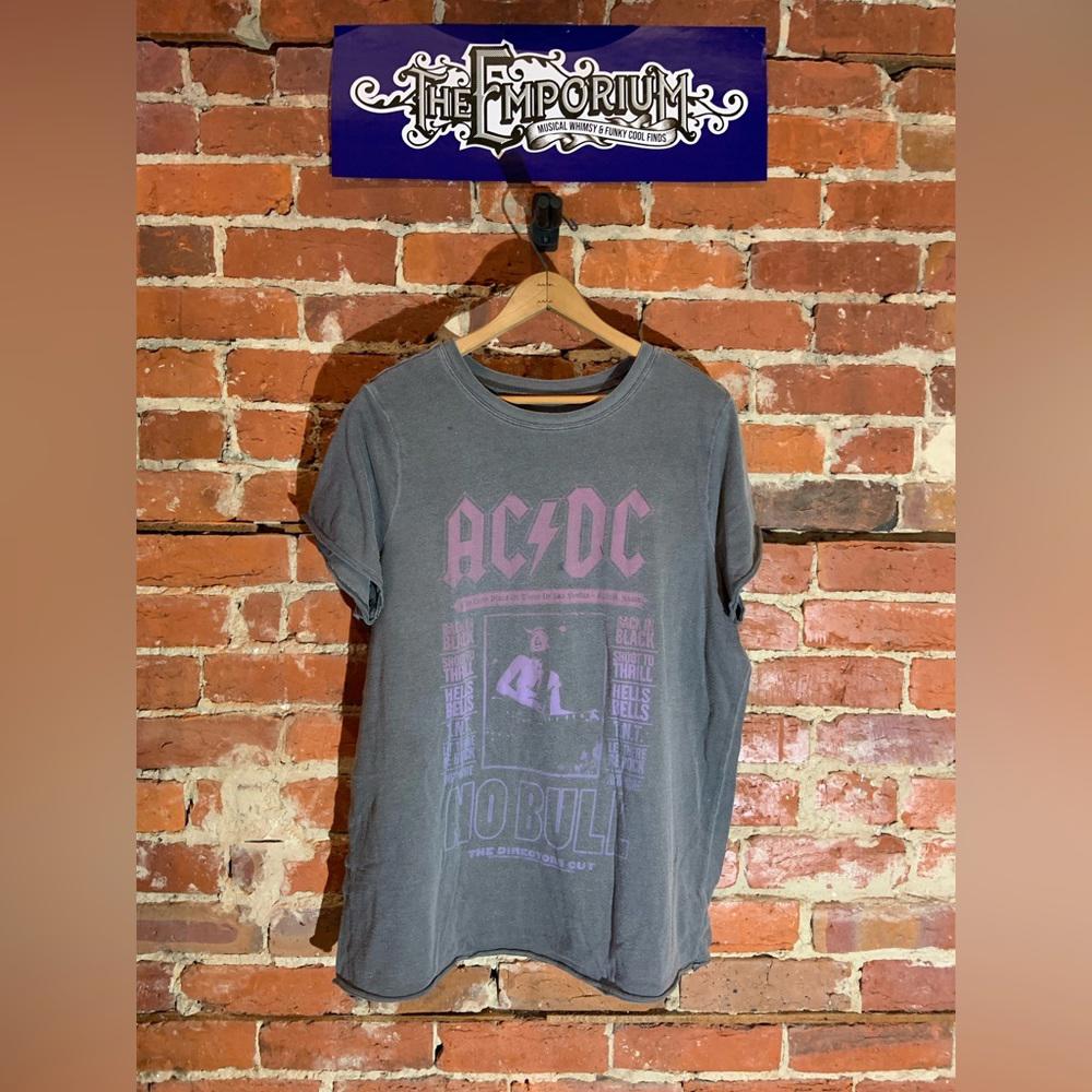 ACDC large grey graphic vintage T-shirt