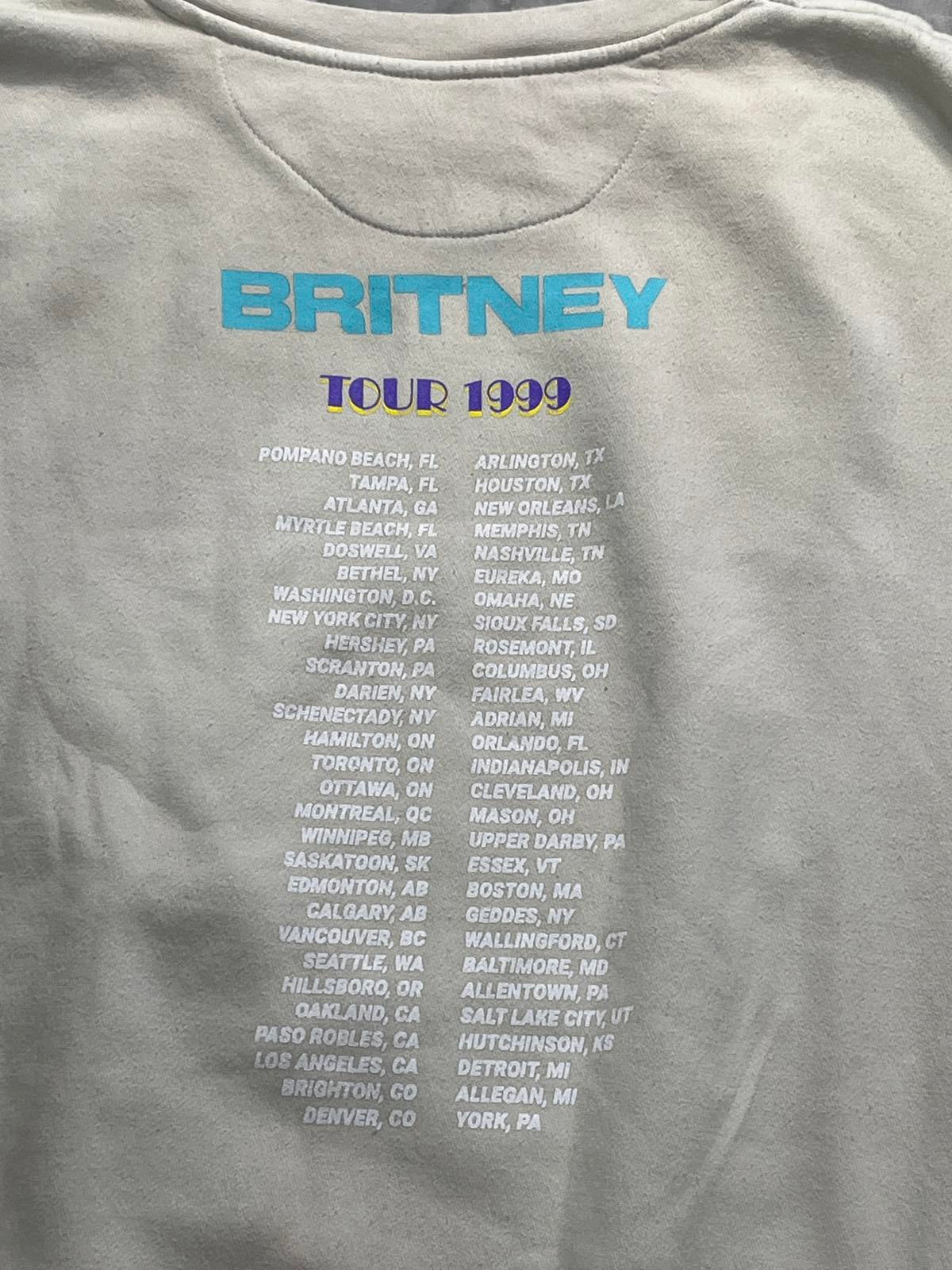 Britney Spears Preowned 2XL Band Crewneck Sweatshirt