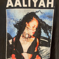 Aaliyah small black graphic preowned T-shirt