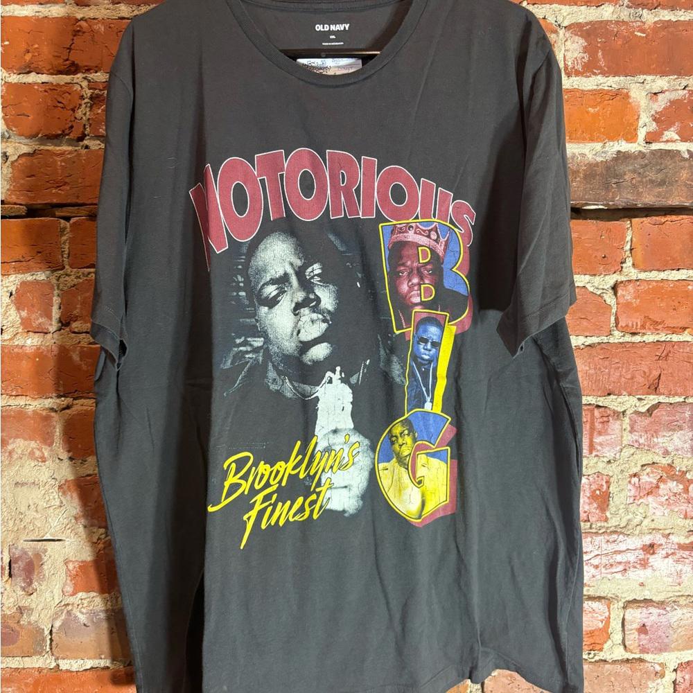 Biggie smalls 2xlarge black graphic vintage preowned tshirt