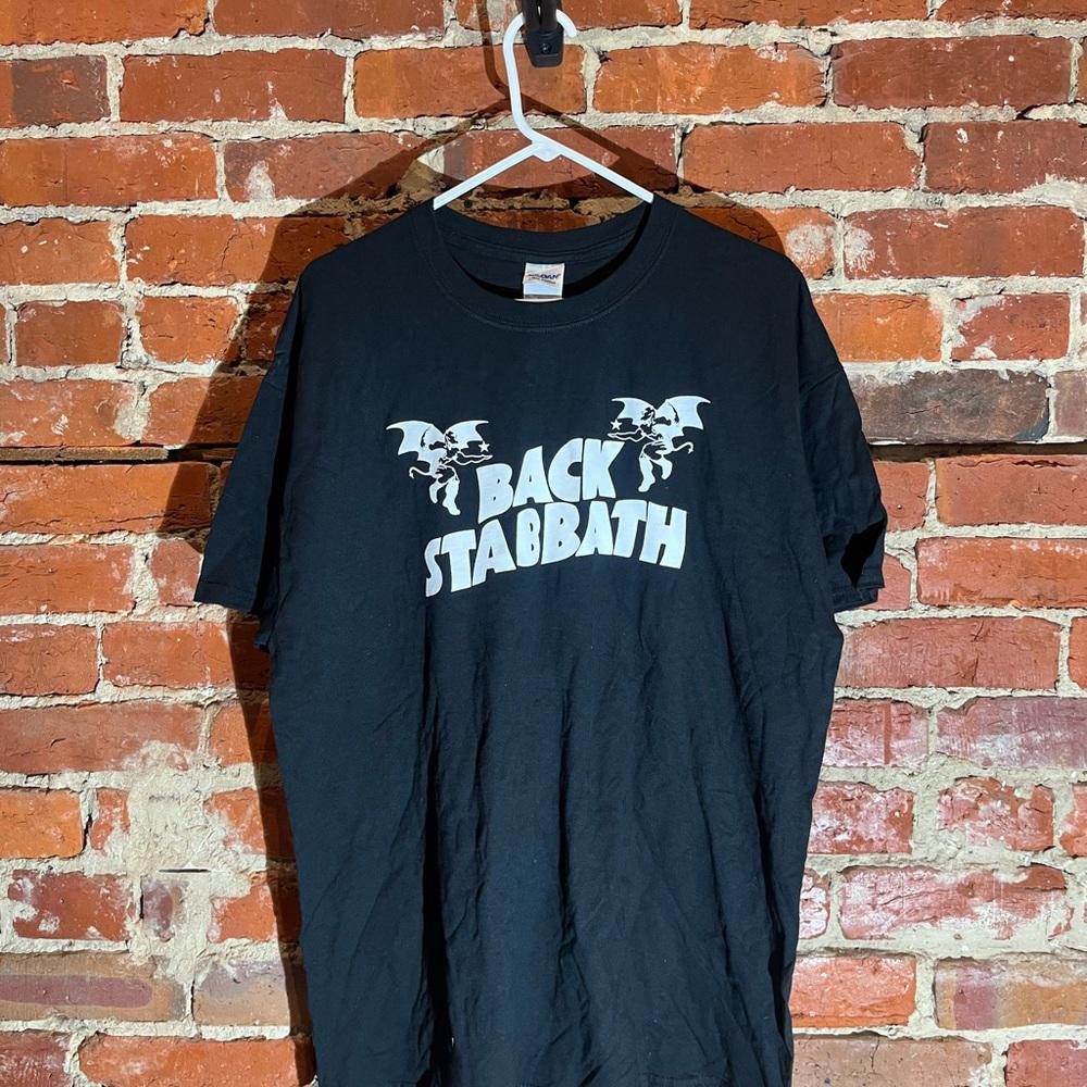 Back Stabbath xlarge black graphic new with tags tshirt