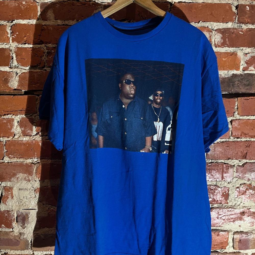 Biggie smalls X-Large blue graphic vintage preowned tshirt