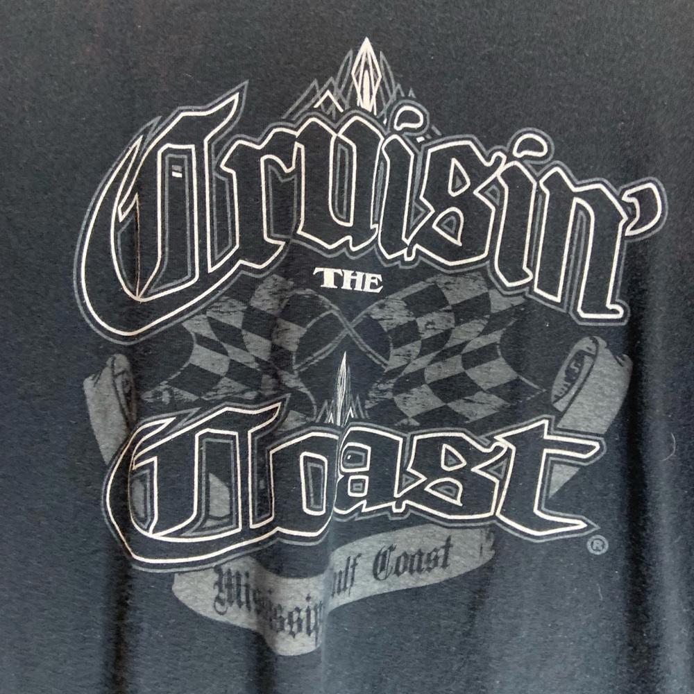 Cruisin the coast 3xlarge black graphic preowned T-shirt