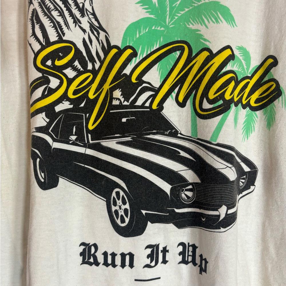 Self made 2xlarge white graphic vintage preowned tshirt