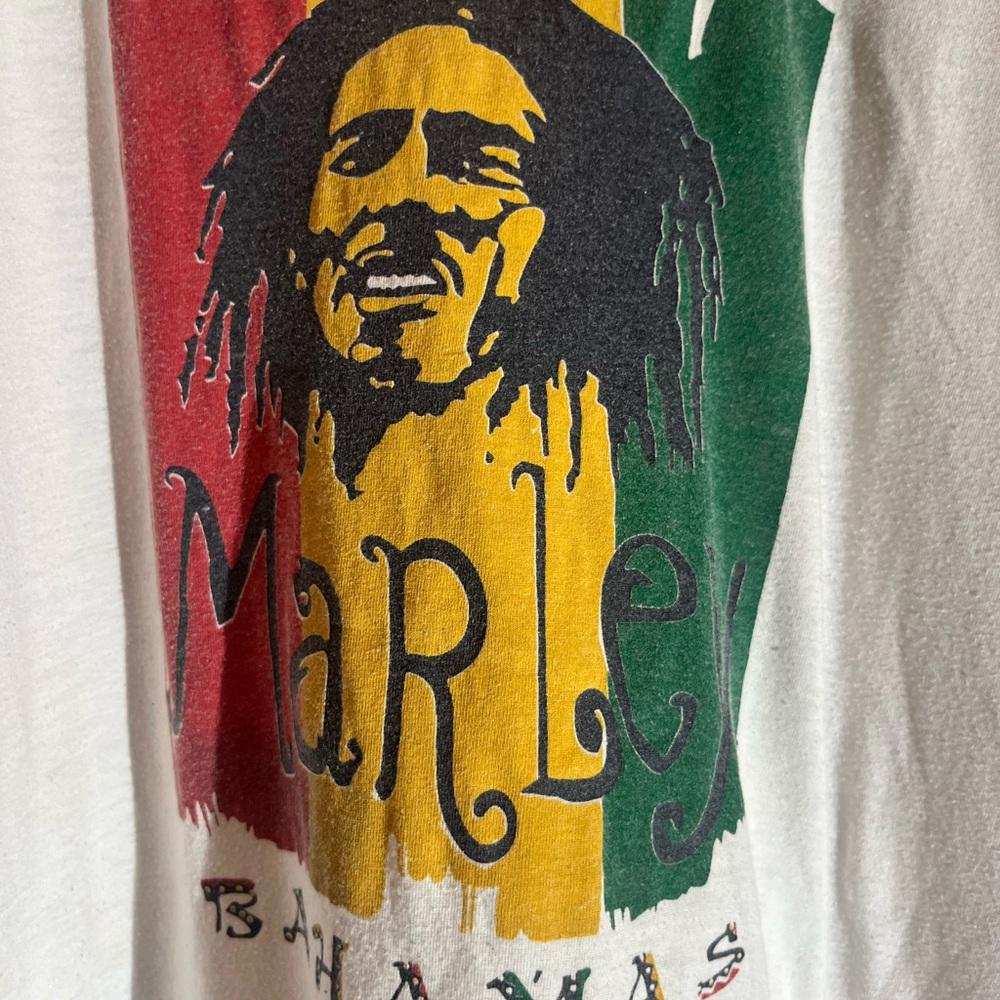 Bob Marley 2xlarge white graphic vintage preowned tshirt