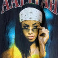 Aaliyah small black graphic preowned T-shirt