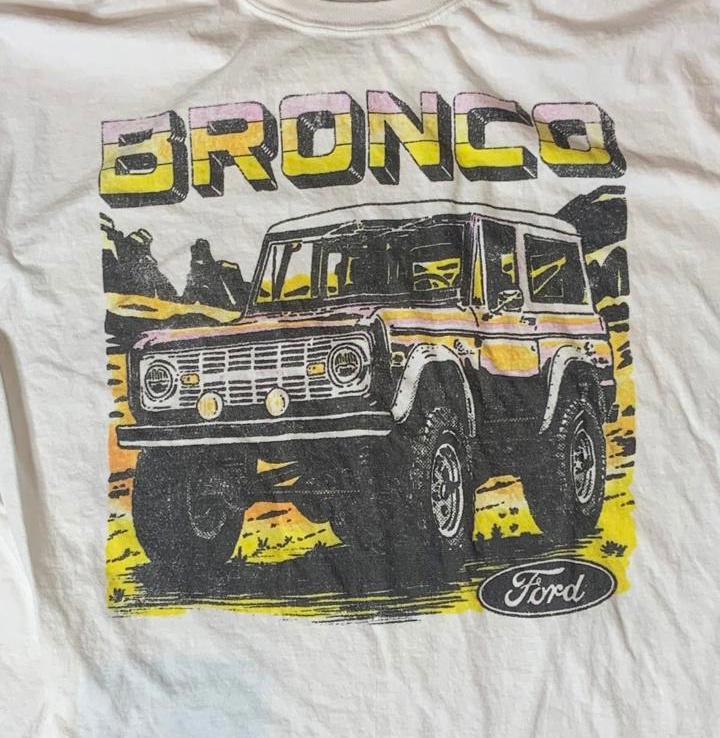 Bronco PreOwned White XXL Shirt