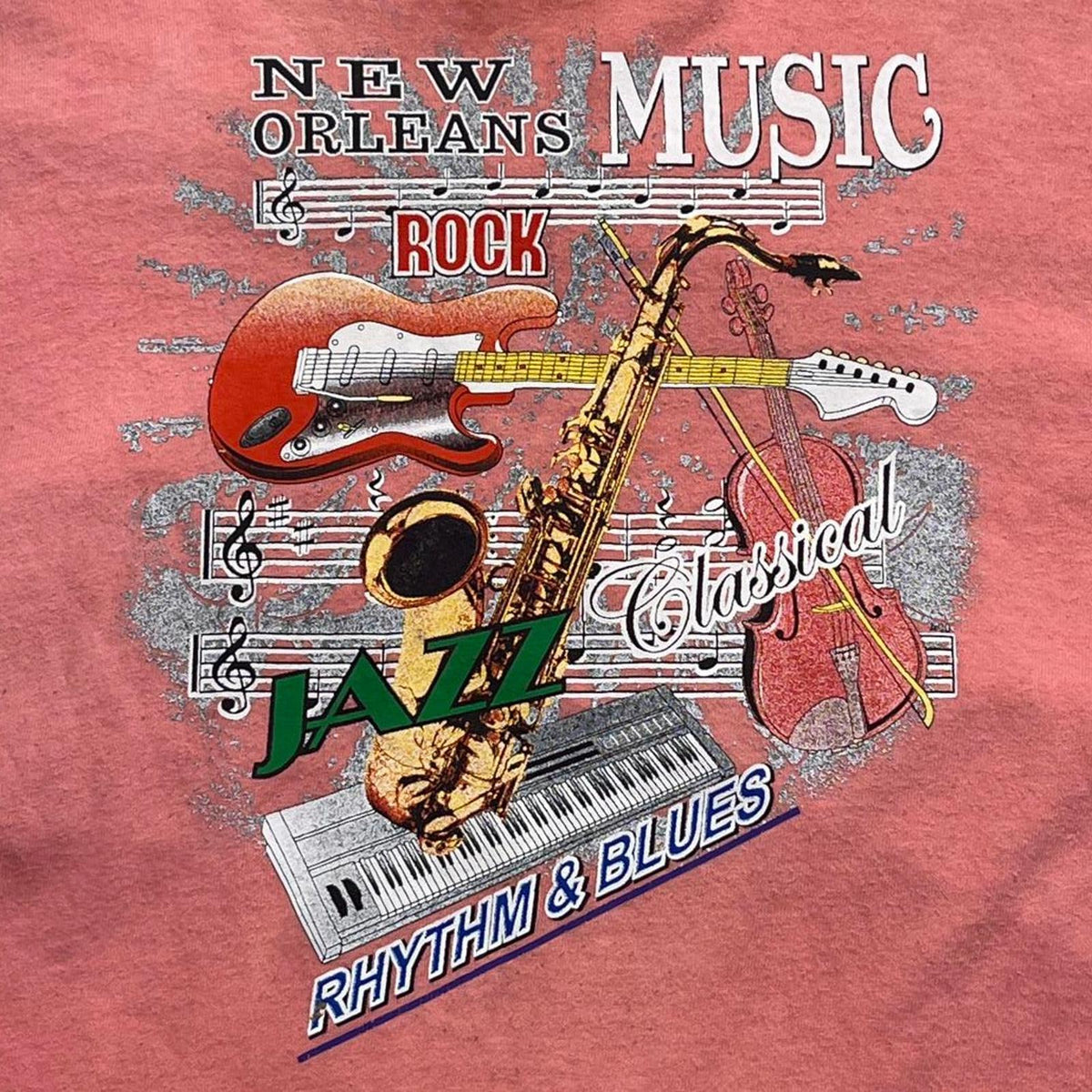 New Orleans Music Preowned 3XL Band T-shirt