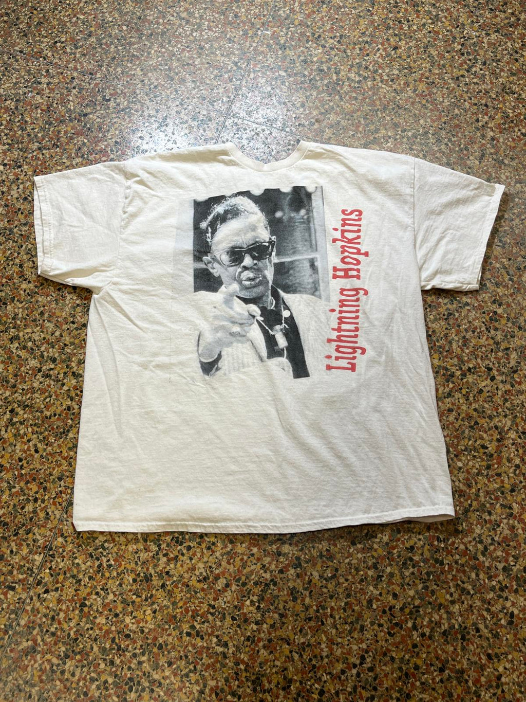 Lighting Hopkins PreOwned 2XL Band tshirt