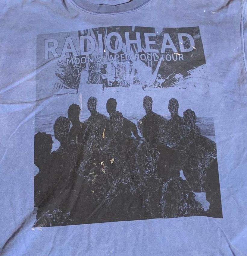 Radiohead PreOwned XL Blue Shirt