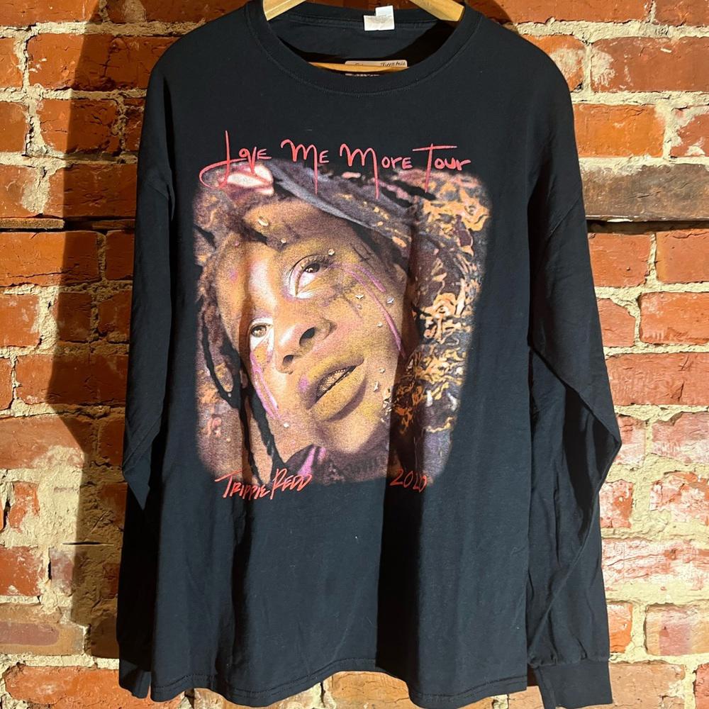 Trippie redd X-Large black graphic vintage preowned longsleeve tshirt