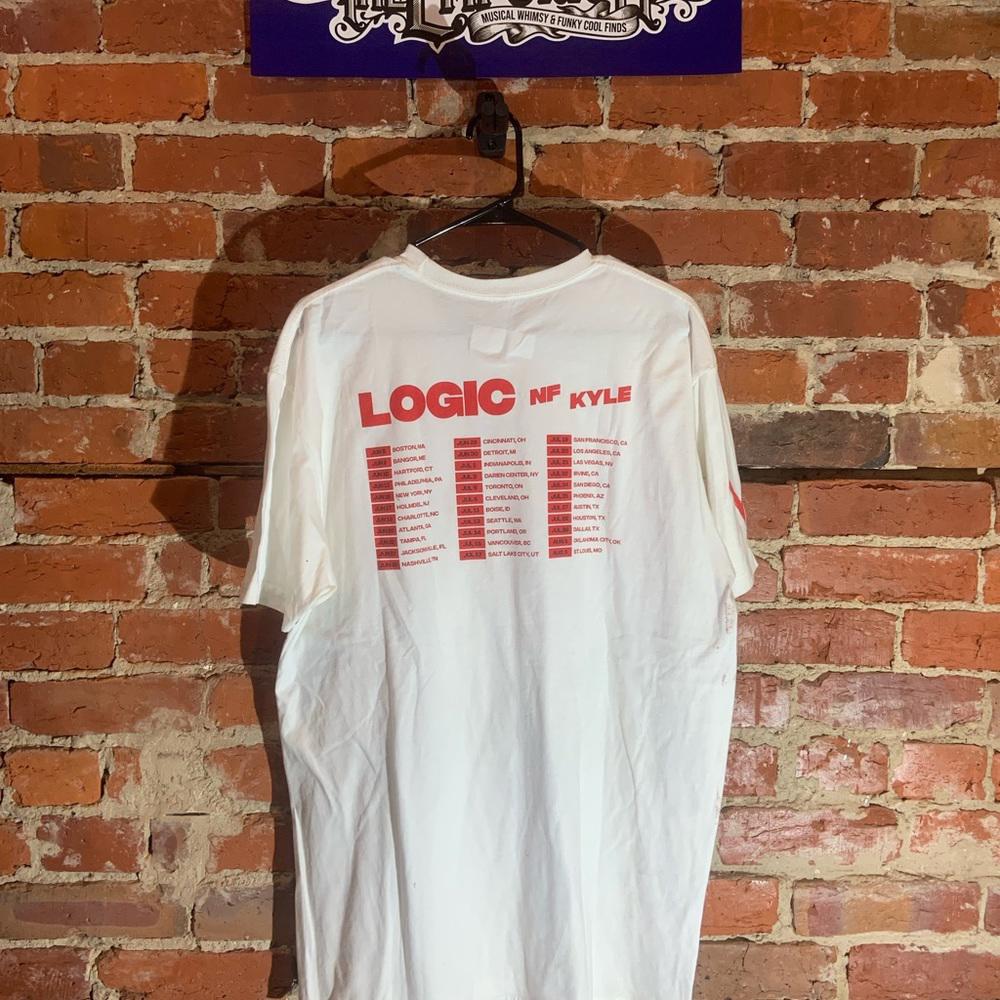 Logic Xlarge white graphic tour  T-shirt