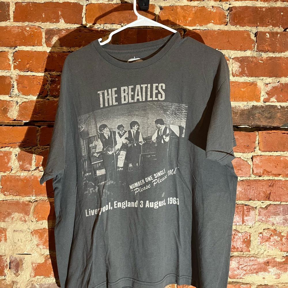 The Beatles xlarge grey graphic vintage preowned tshirt