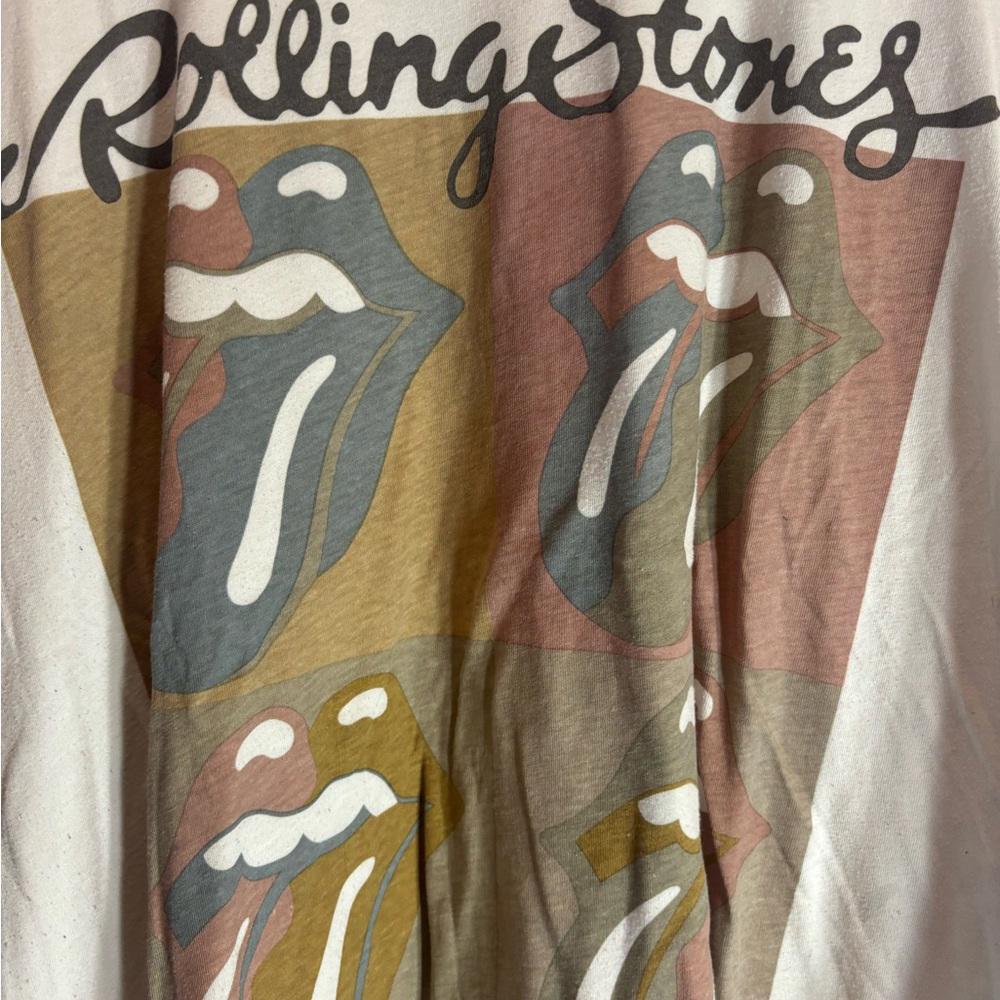 Rolling Stones 2xlarge white graphic vintage preowned tshirt